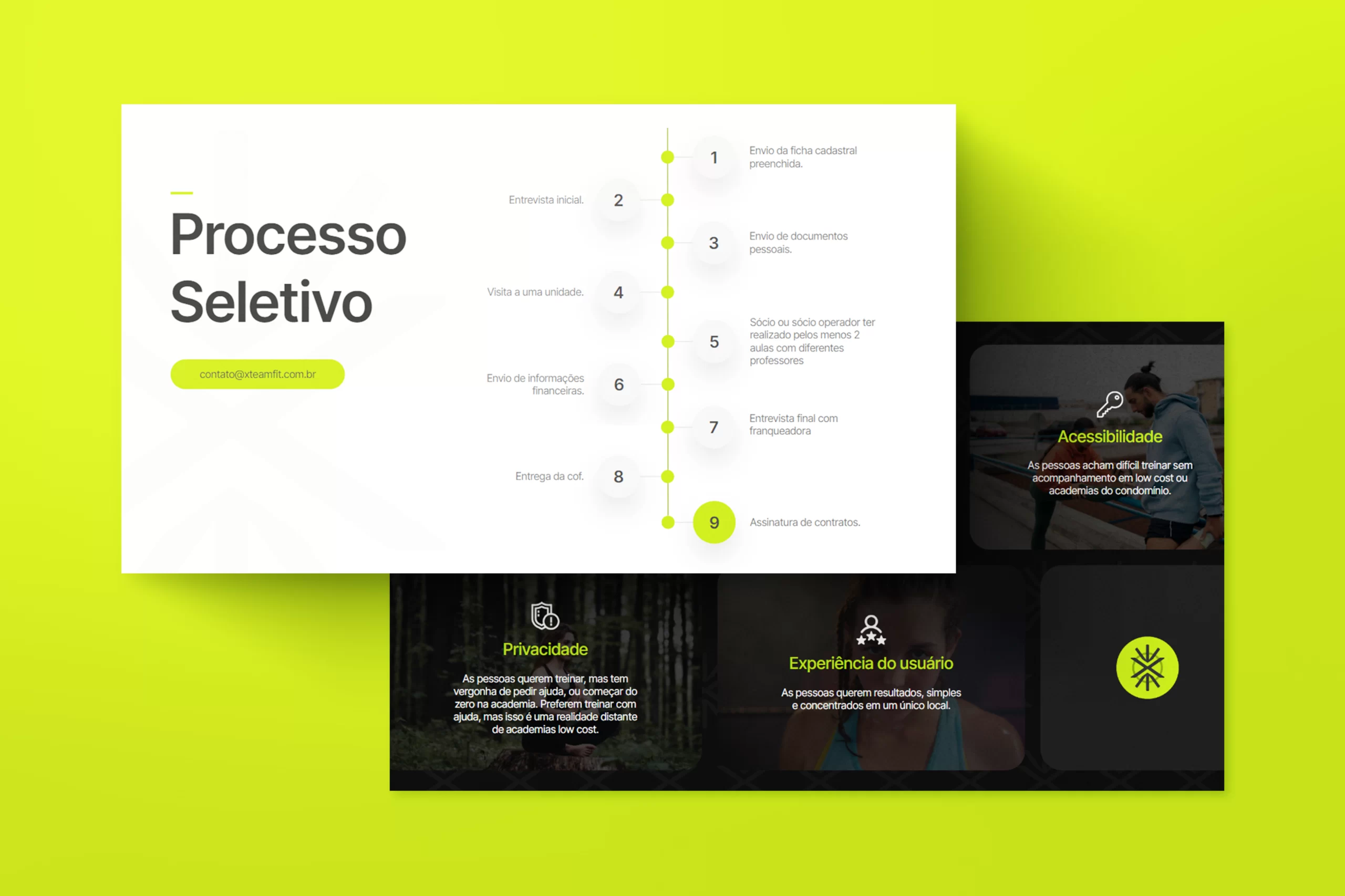 pitch para investimento xteam fit