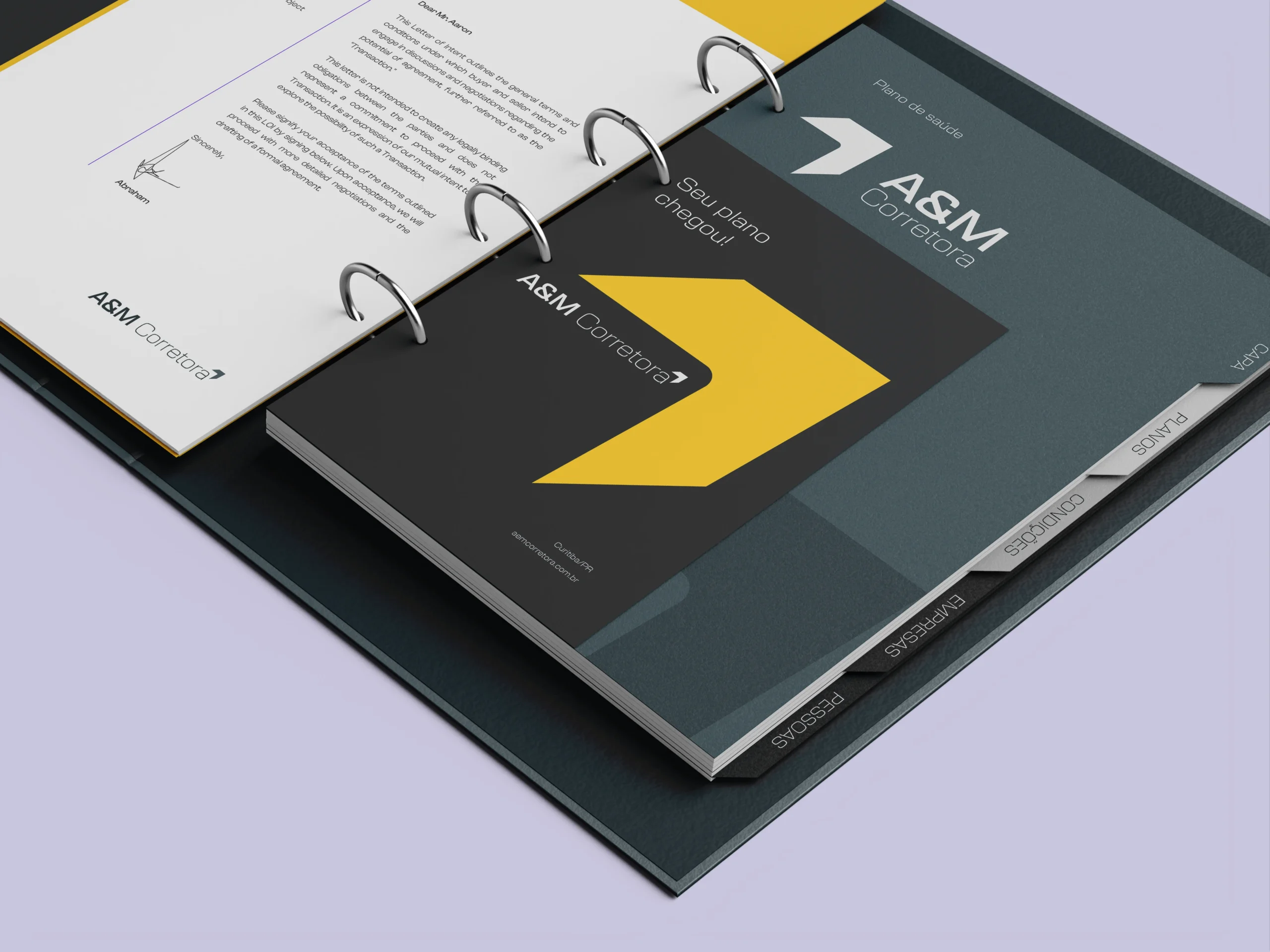 Cartolina Case A&M Corretora