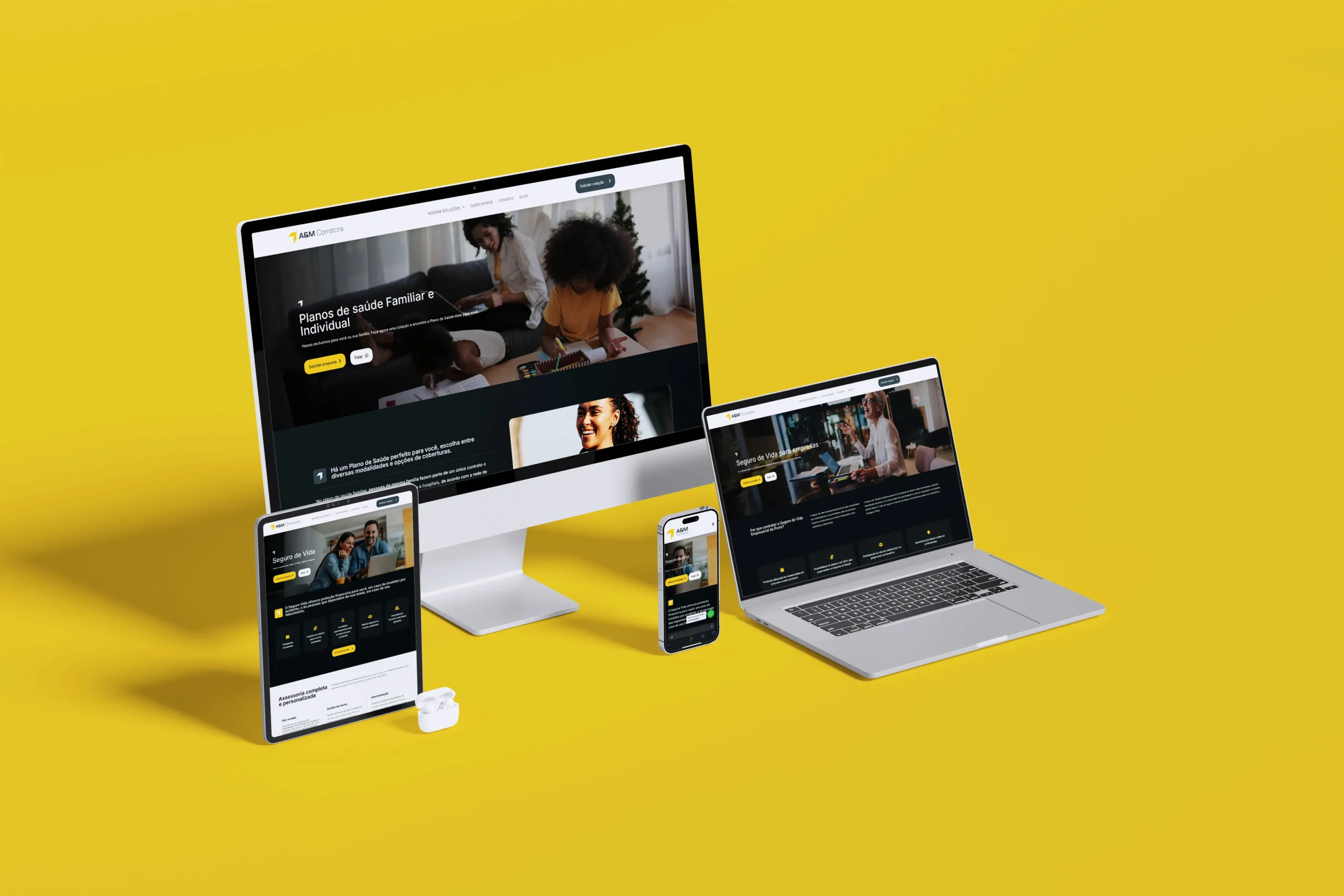 Site Case A&M Corretora