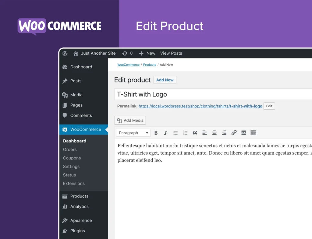 como criar produtos no woocommerce