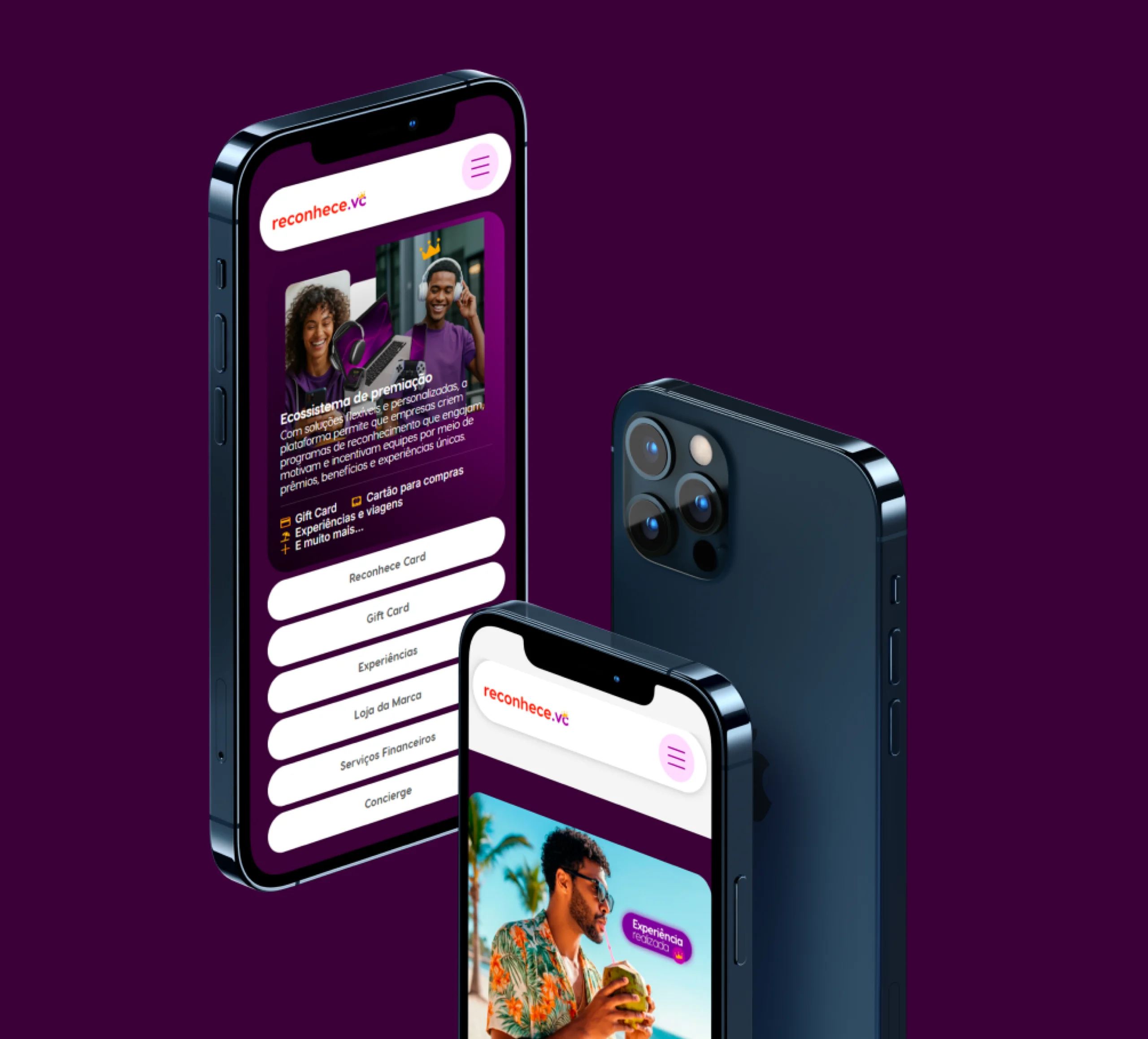 Imagem aumentada site Reconhece.vc