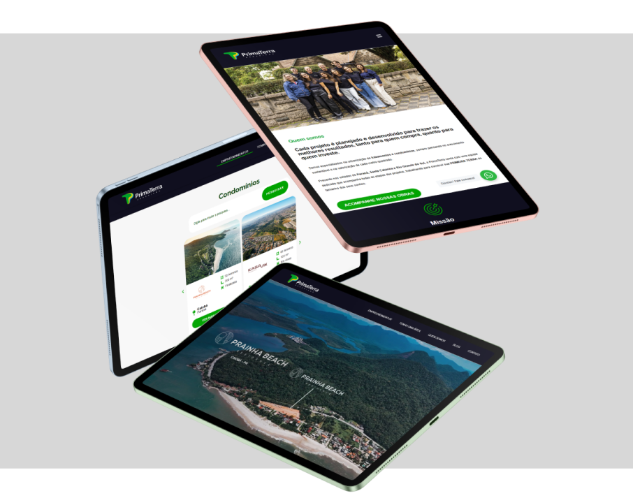 Site Institucional Prima Terra